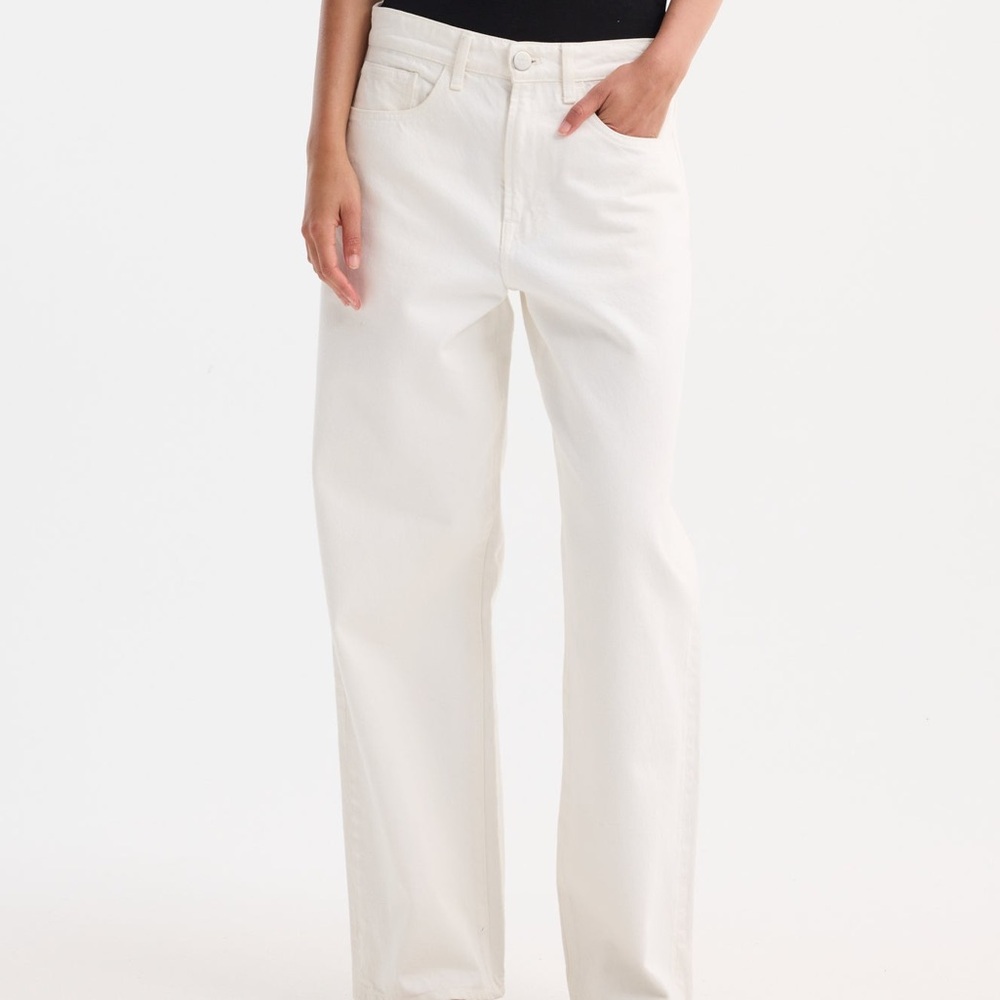 Agolde Classic White Jeans